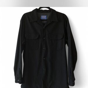 *sold* Pendleton Black Men's Wool Shirt